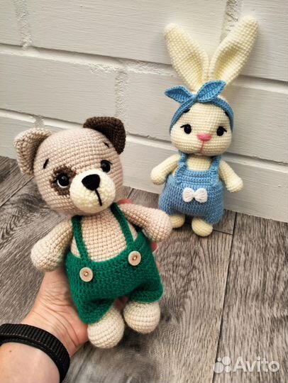 Вязаные игрушки ручной работы