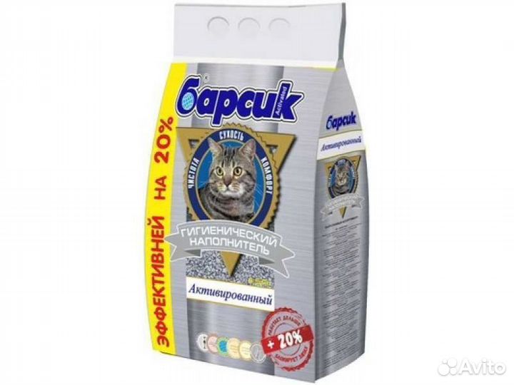 Барсик Впитывающий наполнитель “Активированный” 4