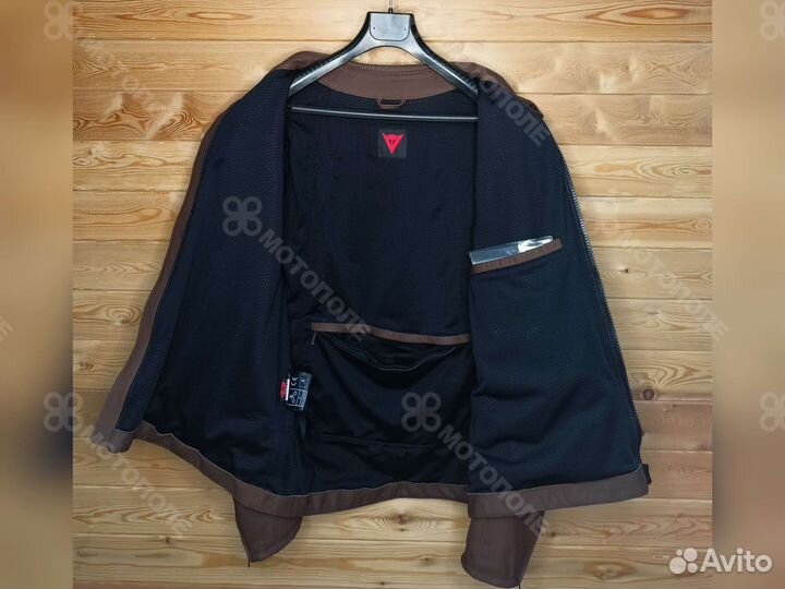 Dainese mike 2 мотокуртка кожаная мужская