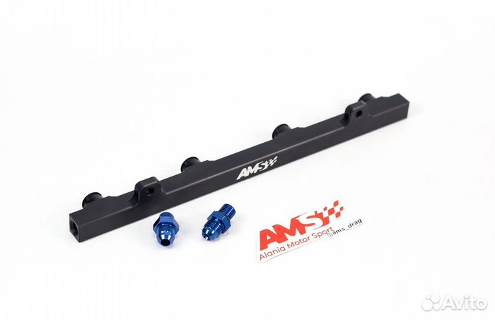 Топливная рампа ваз-2112 анодированная