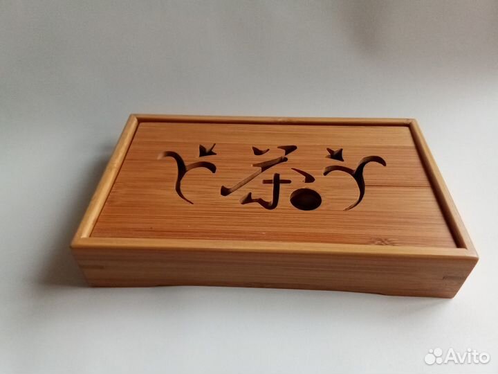 Декоративный набор для чайной церемонии из бамбука