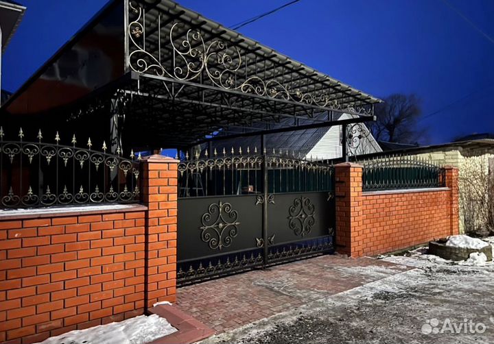 Ворота кованые