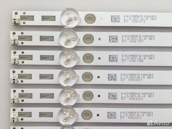 Подсветка 4708-K43WDK-A2213K01 на LG 43LK5400PLA