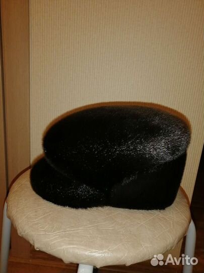 Меховая мужская шапка из норки