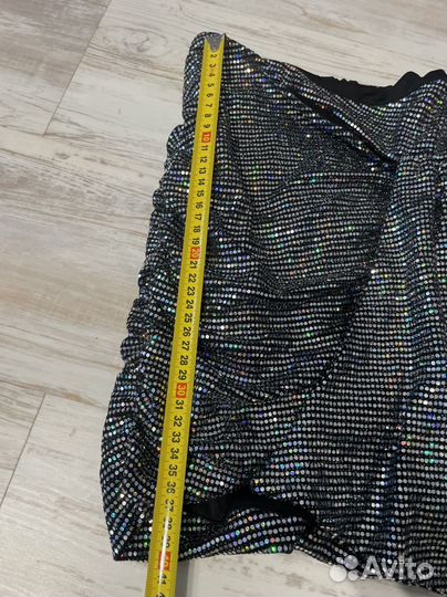 Юбка с пайетками bershka