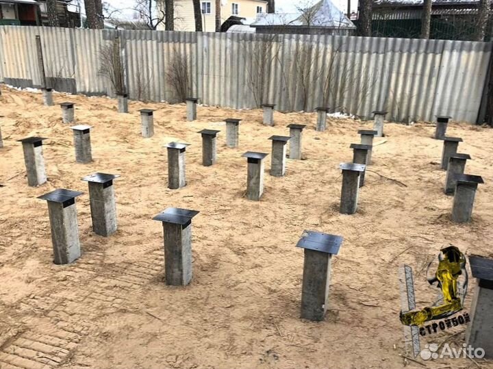 Фундамент на забивных сваях – прочно и быстро