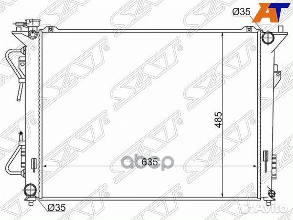 Радиатор Hyundai Sonata 04-14 / Kia Optima 10-16