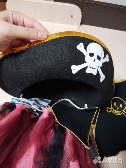 Карнавальный костюм пиратки для девочки