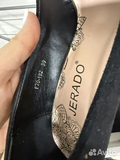 Туфли замшевые 38