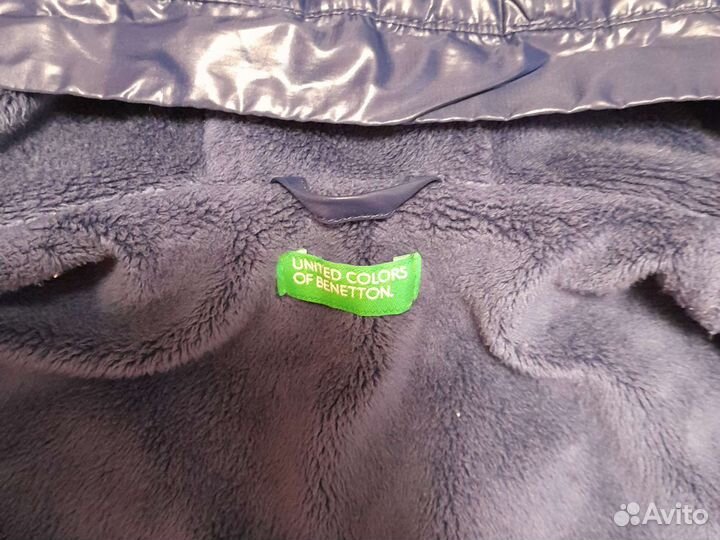 Ветровка куртка флис для девочки 82 см Benetton