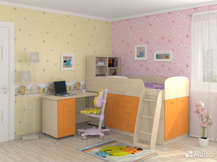 Кровать детская Дюймовочка-1