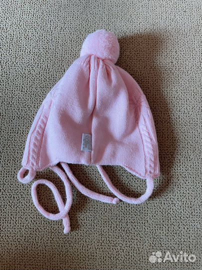 Шапка для новорожденного осень