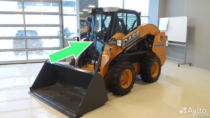 Стекло лобовое под дворник снизу case SV250V