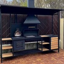 Мангал с крышей от производителя