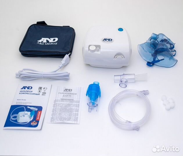 Ингалятор компрессионный (Небулайзер) AND, CN-233
