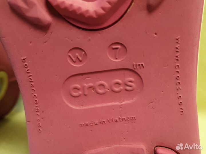 Crocs сапоги р-р 7 женские