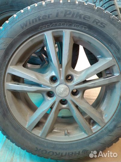 235/55/17 литые диски и зимняя резина