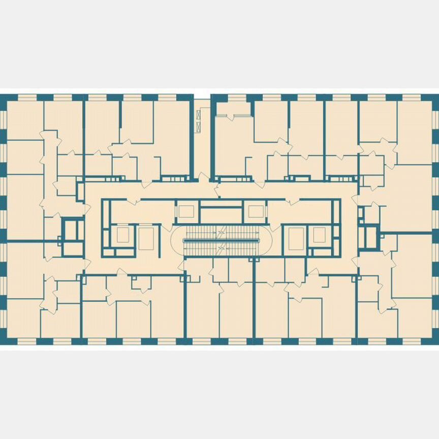 2-к. квартира, 55,4 м², 19/32 эт.