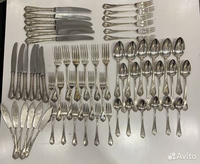 Столовый набор rostfrei серебро антиквариат