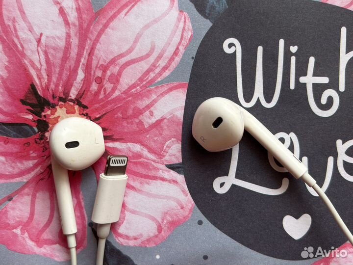 Наушники apple lightning