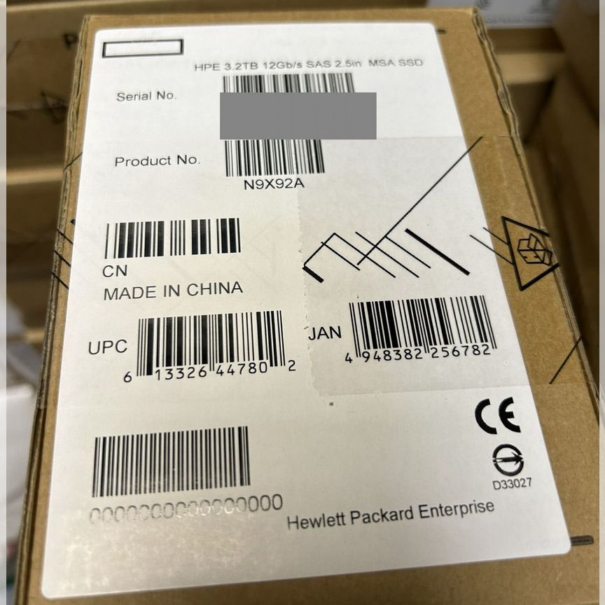 [N9X92A] Жесткий Диск Hp Ssd 3.2tb N9x92a 841501-001 Msa