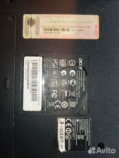 Ноутбук acer aspire 5560