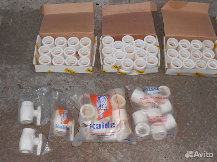 Трубы пластик, фитинги