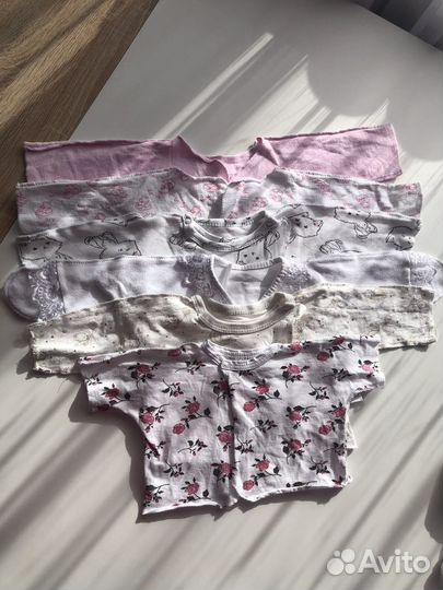 Детские вещи пакетом для девочек от 0