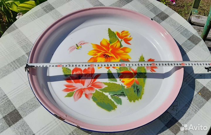 Поднос эмалированный 50х50