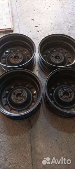 Штампованные диски r15 4x100 на hyundai solaris