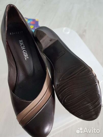 Туфли кожаные 36р