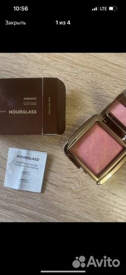 Hourglass румяна, бронзер