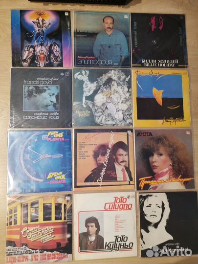 Виниловые пластинки оптом 123 штуки
