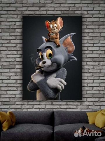 Трендовые картины на холсте, персонажи мульт