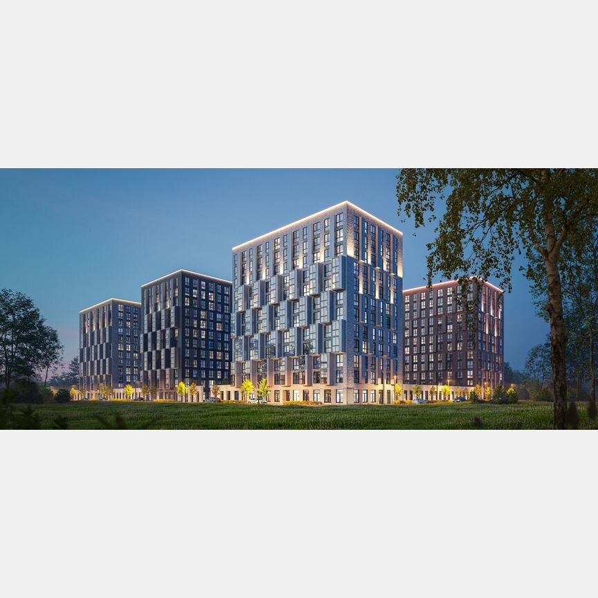 2-к. квартира, 56,7 м², 10/12 эт.