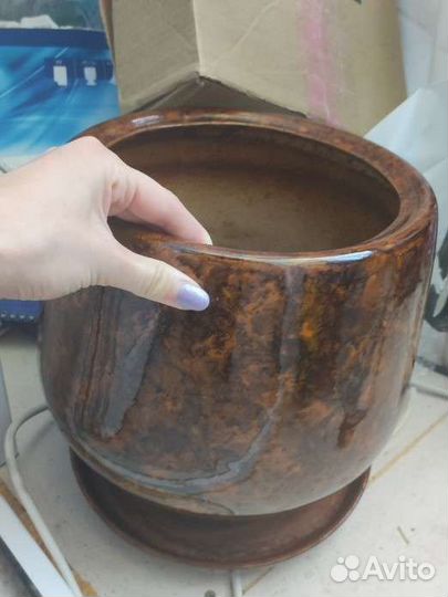 Горшок керамика