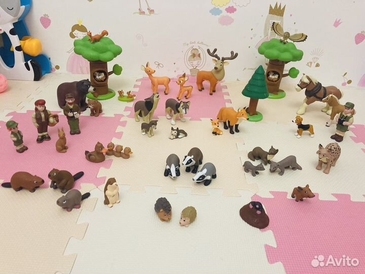 Фигурки животные леса деагостини
