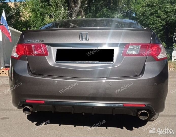 Лип спойлер Honda Accord 8