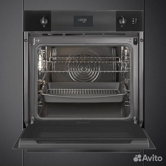 Духовой шкаф новый Smeg SOP6101S2B3, еас италия