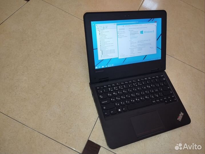 Ноутбук мини Lenovo 4 ядр 8гб оператив 4ч батарея