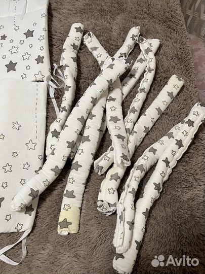 Бортики на детскую кроватку