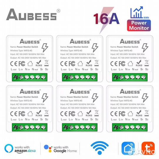 Умное WiFi реле Sonoff Basic / Moes / EWeLink 16A