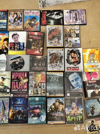 Диски фильмы, музыка, игры