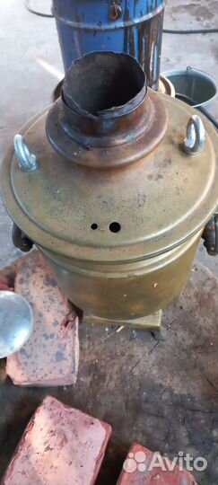Самовар на дровах старинный