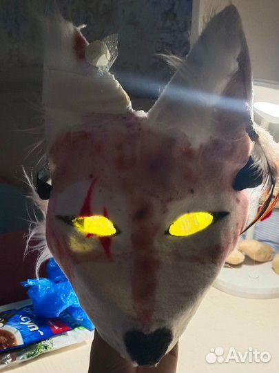 Маска для квадробики, волчица