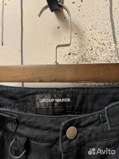 Штаны Group Marek Black Logo Cargo Оригинал