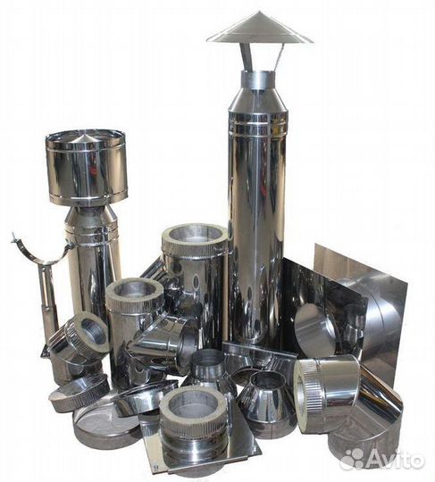 Дымоходы Сэндвич Нержавейка любой диаметр