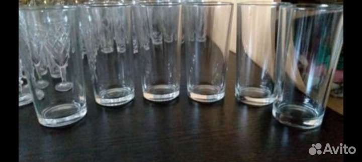 Стаканы, чайный сервиз, стопки, пиалы