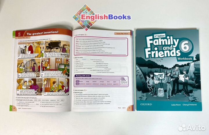 Family and friends 6, 2ed (CB+WB+CD) новые