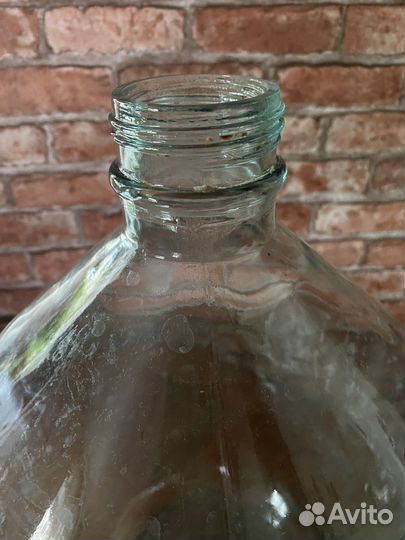 Бутыль стеклянная 10 л СССР
